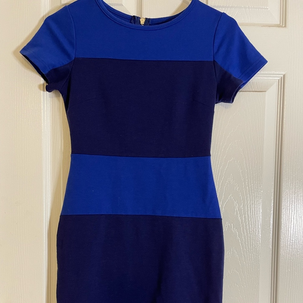 Color block work dress